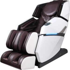 Osaki Titan Summit Flex | Brown | SL-Track Zero Gravity Full Body Massage Chair | Body Scanning | Lumbar and Calf Heating | Bluetooth Speaker | Space Saving | Full Body Airbag...