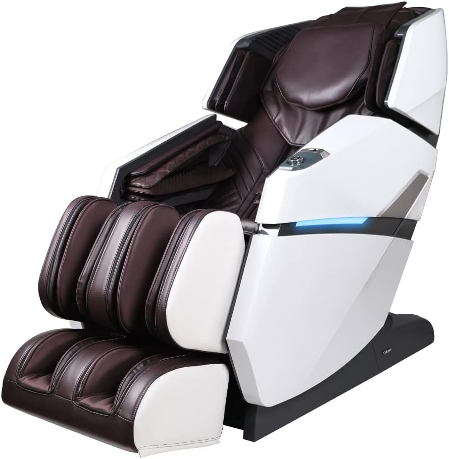 Osaki Titan Summit Flex | Brown | SL-Track Zero Gravity Full Body Massage Chair | Body Scanning | Lumbar and Calf Heating | Bluetooth Speaker | Space Saving | Full Body Airbag...