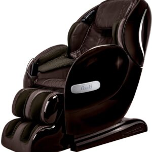 Osaki Zero Gravity 3D L-Track Chair with Space Saving Bluetooth Connection for Speaker 9 Unique Auto-Programs 4 Massage Styles OS-Monarch, One Size Fits All, Polyurethane, Brown