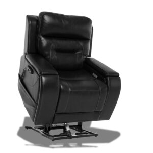 Pride Mobility VivaLift Premier Electric Power Lift Recliner Chair with Integrated Audio, Heat, Massage, Infinite Positioning, Wireless Charging, USB Ports, Sorrento Eclipse -...
