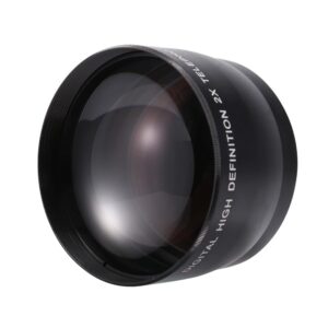 Pyatofly 58mm 2.0X Professional Telephoto Lens for 5D/6D/60D/350D/400D/450D/500D/1000D/550D/600D 18-55MM Lens