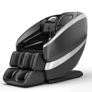 Real Relax Massage Chair Full Body of Dual-core S Track, 12 Auto Modes, Back and Calves Heating, Zero Gravity Massage Recliner Chair, FS01 Black