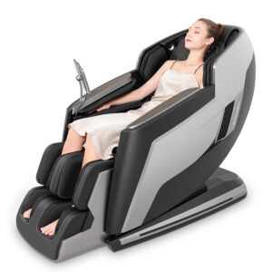 Relaxora 4D Massage Chair for the Whole Body, Zero Gravity with SL Track+, Body Scanning, Adjustable Functions, Professional Calf and Foot Massage, Vital Sign Detection System,...