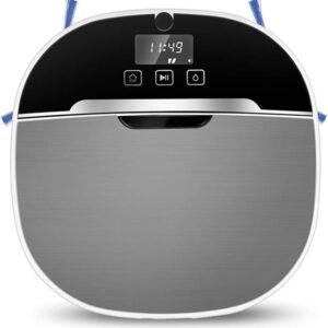 Robot Vacuum Cleaner High Suction, Self-Charging Robotic Vacuum Cleaner, App Connect, Auto Sweeper with Drop Sensor, for Pet Hair, Carpet and Hard Floors