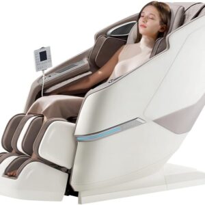 ROTAI Intelligent Massage Chair, 4D Double Motors, SL Track, Zero-Gravity, Bluetooth, Back Heating, Ideal as a Gift