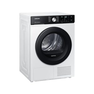 Samsung Bespoke DV9EBBA245AEEG Heat Pump Dryer, 9 kg, Hygiene+, Optimal Dry, 2-in-1 Comfort Filter, Super Short 35 Inch, White