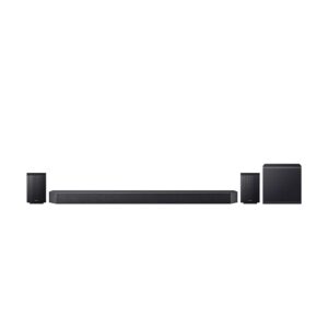 Samsung HW-Q995GF Q Series 11.1.4 Channel Soundbar for TV, Wireless 8 Inch Dual Subwoofer, 4.0.2 Channel Rear Speaker, Wireless Dolby Atmos, DTS:X, SpaceFit Surround Sound Pro,...