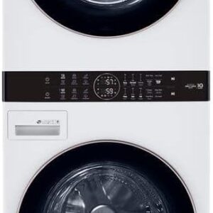 Single Unit Front Load LG WashTowerâ„¢ with Center Controlâ„¢ 4.5 cu. ft. Washer and 7.4 cu. ft. Electric Dryer