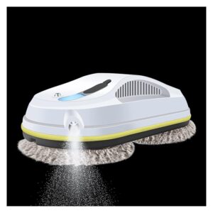 Smart Cleanning Robot Home Windows Automatic Water Spray Cleaning Robot Vacuum Cleaner Remote Control Electric Window Wiper Glass for Outdoor/Indoor Windows Table Tile Ceiling,