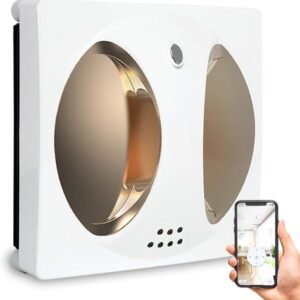 Smart Window Vacuum Cleaning Robotic Glass Cleaner Robot with APP/Remote Control 3 Cleaning Modes - for Inside and Outdoor High-Rise Window Glass Tiles Bathroom Cleaning