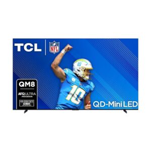 TCL 115-Inch QM89 QLED 4K Smart QD-Mini LED TV with Google TV (115QM891G, 2024 Model) Dolby Vision HDR, Dolby Atmos, Game Accelerator up to 240Hz, Voice Remote, Works with...