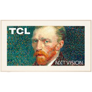 TCL 85-Inch Class NXTVISION Series QLED 4K UHD Google Smart TV Canvas Style Art Frame TV - QLED, 120hz, Matte Anti-Glare Screen, Free Bezel and Frame, Atmos, Free Art Included...