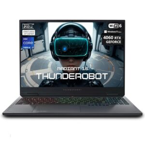 Thunderobot Radiant 16 4060 2.5K Gaming Laptop | 16" QHD+ 240Hz Display | 14th Gen Intel Core i7-14650HX | GeForce RTX 4060 | 64GB DDR5 | 2TB SSD | RGB Backlit KB | Wi-Fi 6 |...