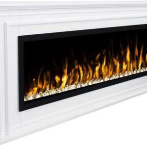 Touchstone Sideline Elite 60" Smart Alexa/WiFi Enabled Electric Fireplace with Surround Mantel - 1,500W Heater