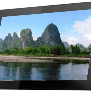 Wall-Mounted Digital Photo Frame, 15.6" to 32" LCD Display, Video Player, USB/SD Support, HD Resolution, Black(27 inch)