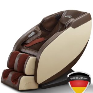 WELCON Prestige II Luxury Massage Chair with Shiatsu Massage Chair Brown/Beige