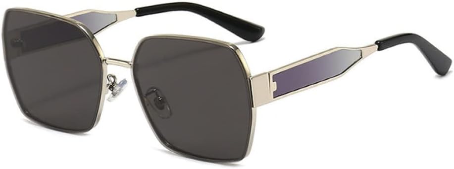 XXGJOALD 2025 Sunglasses Women Luxury HD Nylon Square Sunglasses Ladies Large Frame Wide Leg Sun Glasses Shades for Women Fashion