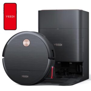 Yeedi S16 Plus Robot Vacuum & Mop with Automatic Omni Station, Blast 16,600Pa Suction, OZMO Roller Self-Wash Mopping, ZeroTangle 3.0, Triple Lift Floor Lift, AI-Powered...
