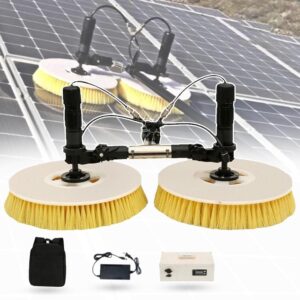 YLANMEI Telescopic rod, water-carrying glass cleaning, telescopic rod, window cleaning with water connection, cleaning the roof, washing brush set for cleaning photovoltaics